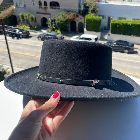 Renegade Headwear Packable Black Lite Felt Wool Hat - Picture 4 of 11